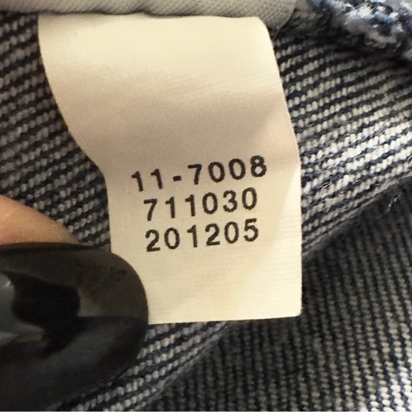 J Jill Boyfriend Denim Shorts Size 14 Dark Wash Stretch 7.5" Inseam - Picture 5 of 9